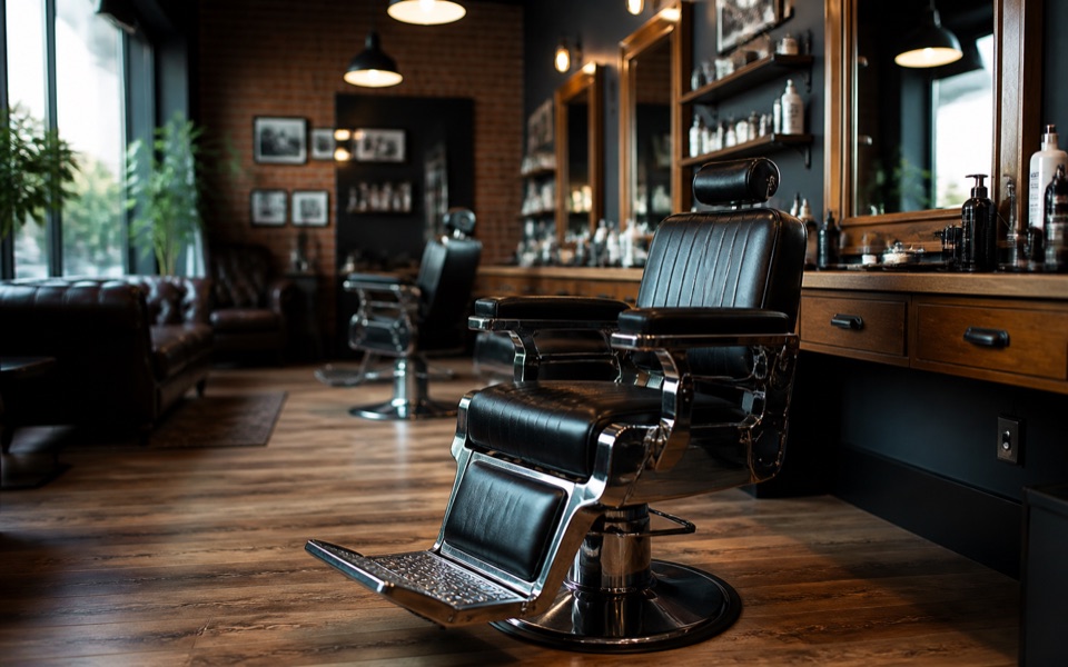 barber shop guide background
