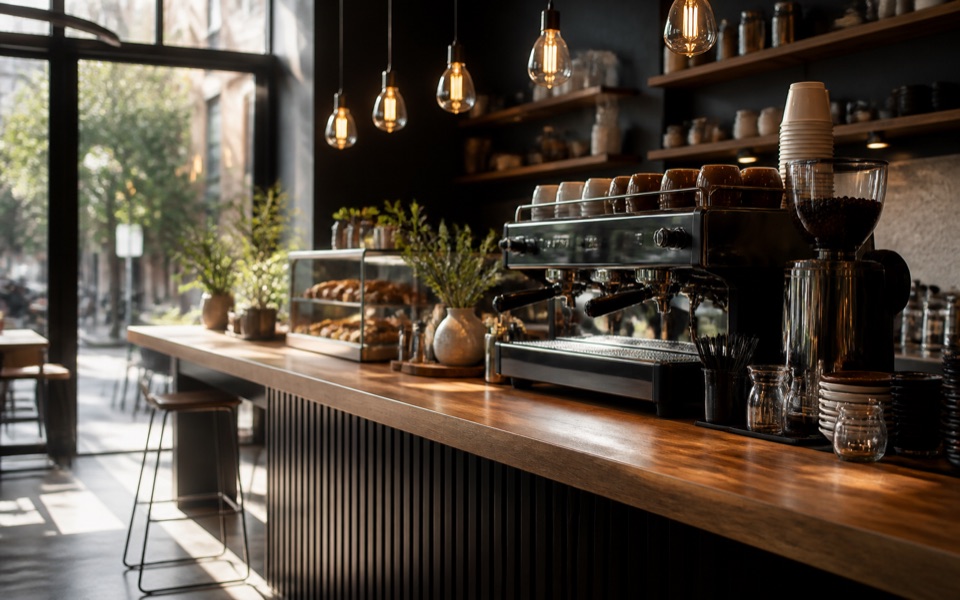 coffee shop guide background