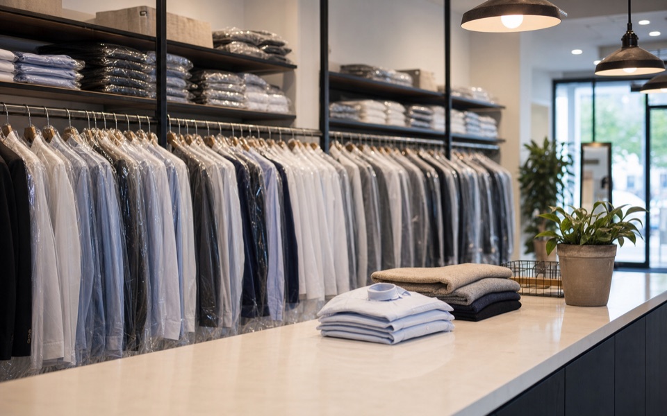 dry cleaner guide background