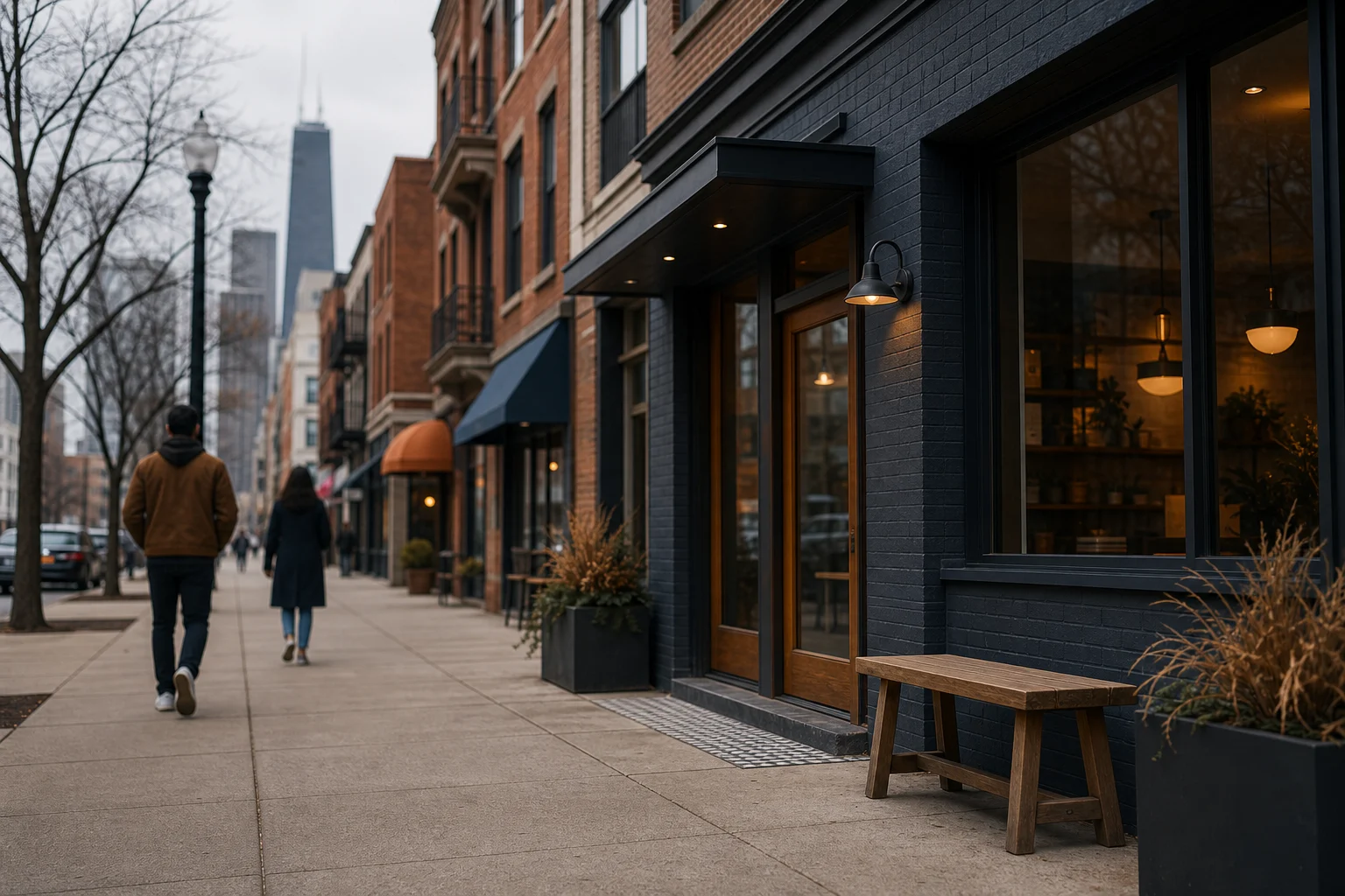 boba shop location planning in Chicago