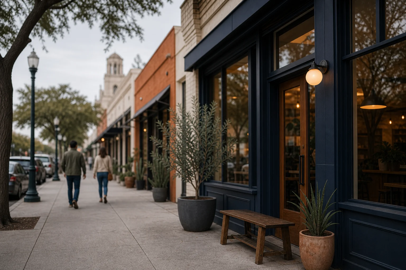 boba shop location planning in San Antonio
