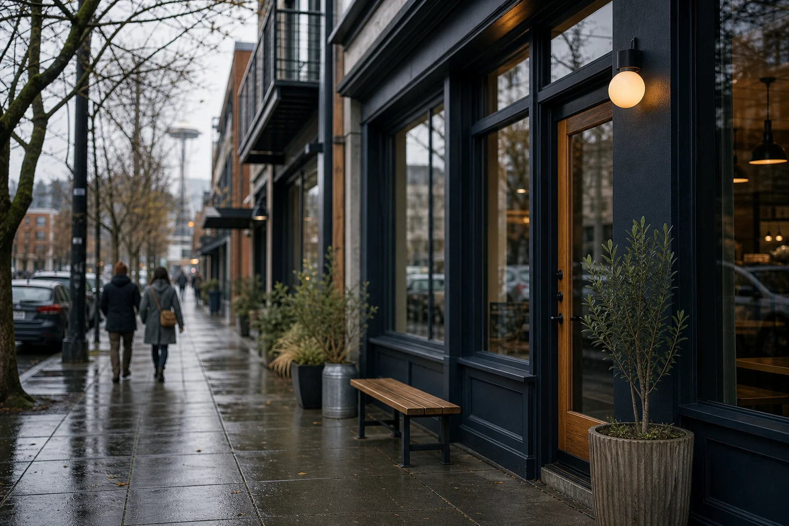 boba shop location planning in Seattle