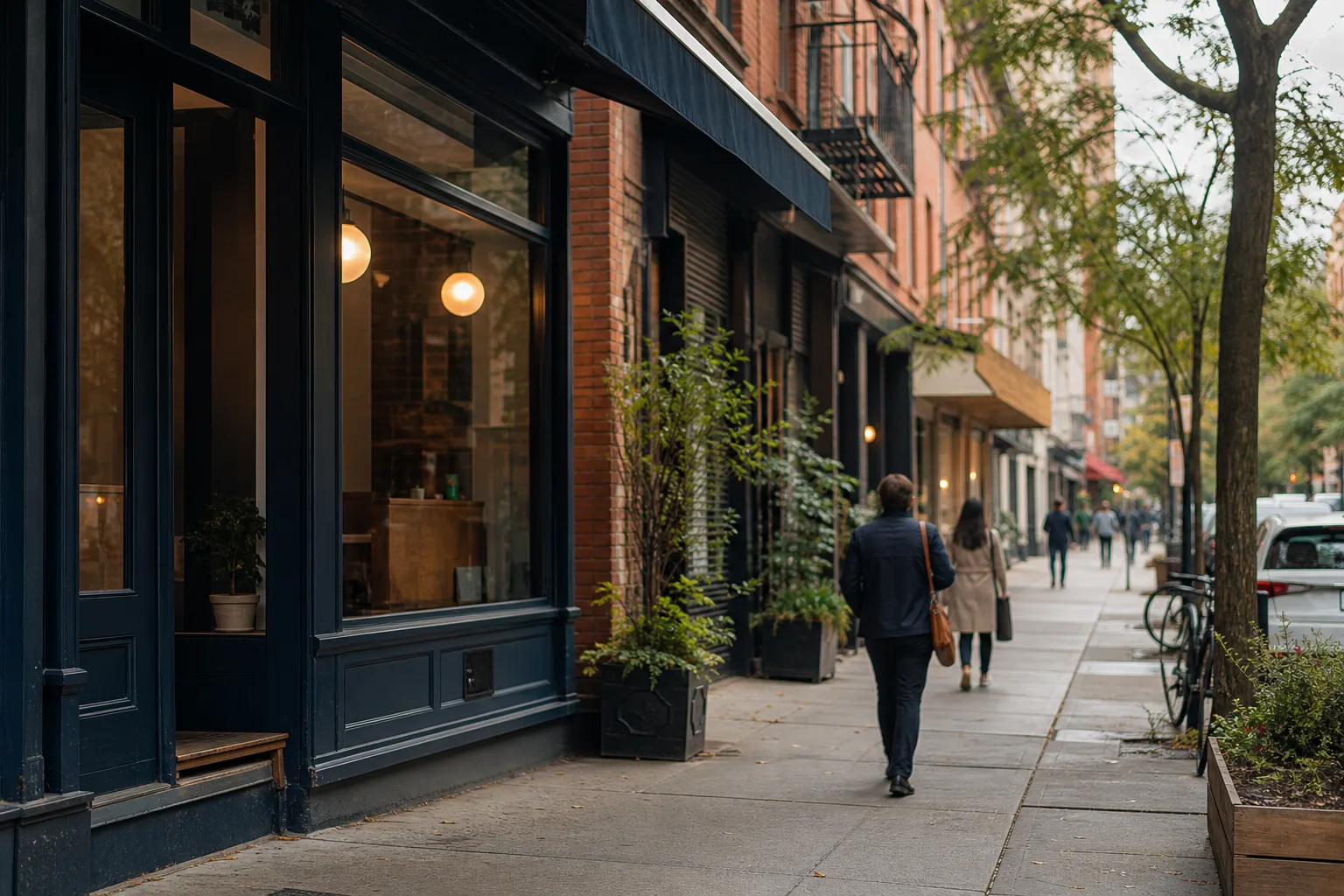 coffee shop location planning in New York
