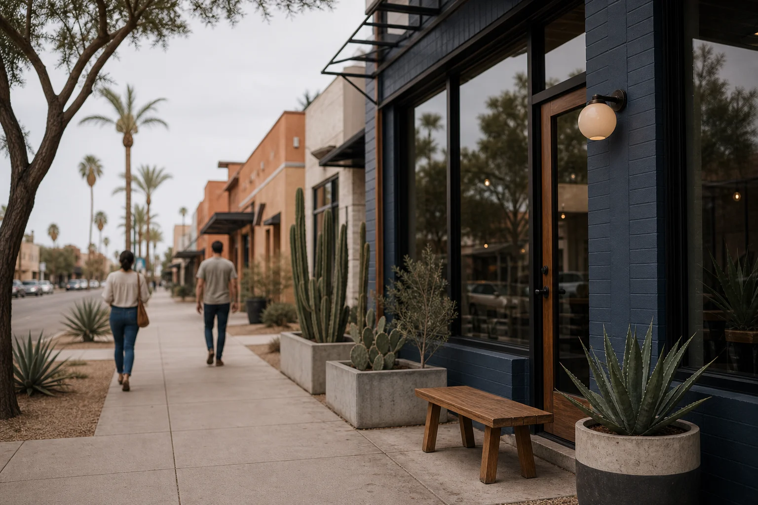 coffee shop location planning in Phoenix