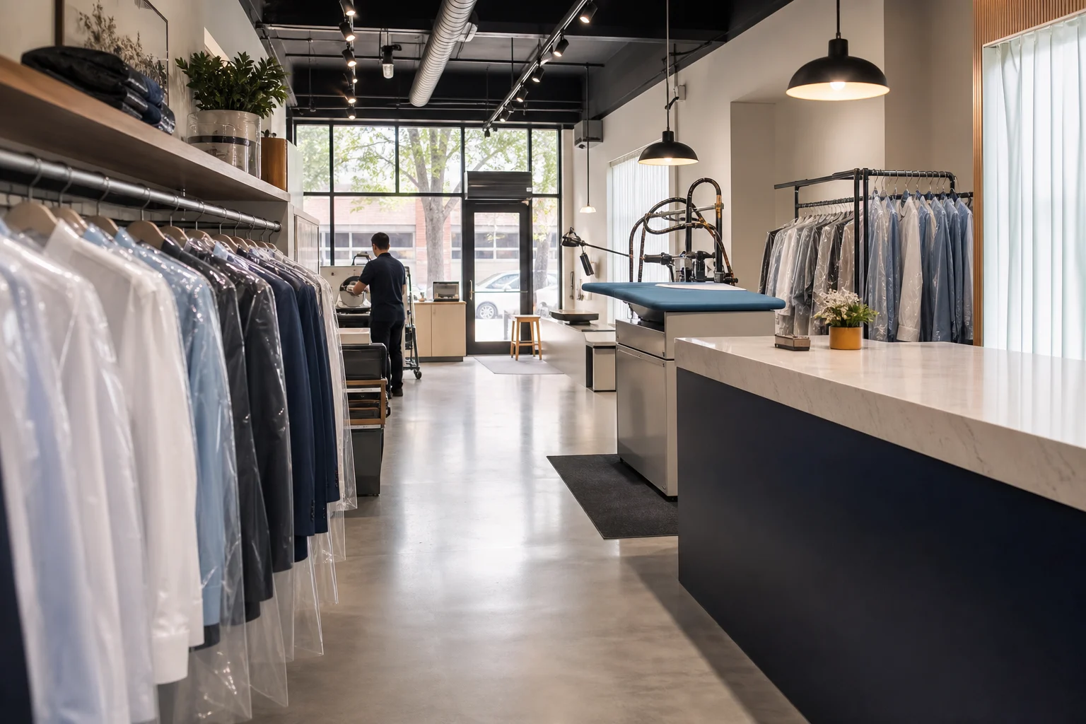 dry cleaner location planning in Chicago