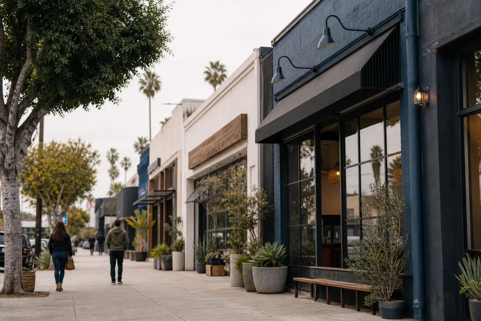 hair salon location planning in Los Angeles